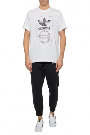 T-shirt with a printed logo, zdjęcie 2 T-shirt with a printed logo od ADIDAS Originals